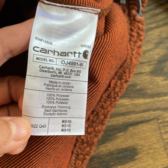 NWT Carhartt women’s fleece pullover - Picture 9 of 10